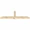 Ekena Millwork Eugene Rough Sawn Timber Gable Bracket, Douglas Fir, 108"W x 36"H x 6"D x 6"F, 8/12 Pitch GBW108X36X0606EUG00RDF - alternate 3